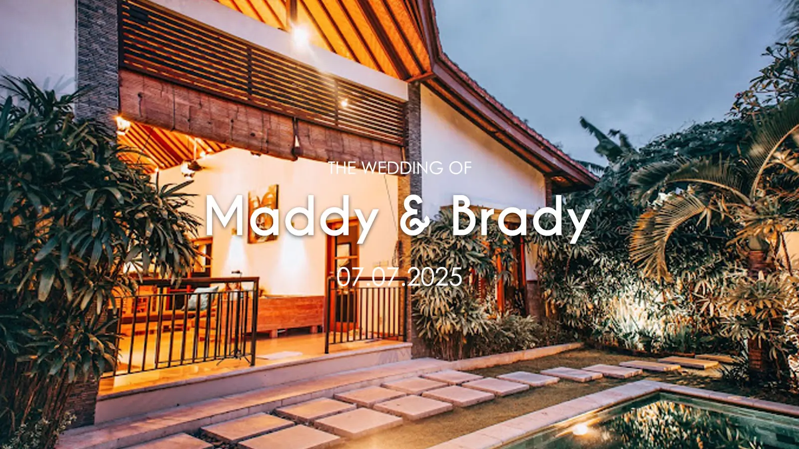 The Wedding of Maddy & Brady